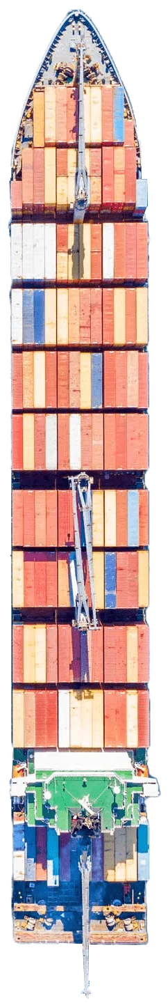 cargo ship full loaded with containers blue sea port